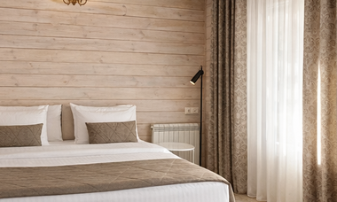 Коттедж Дзен cо спальней студио, видом на горы и большой террасой  